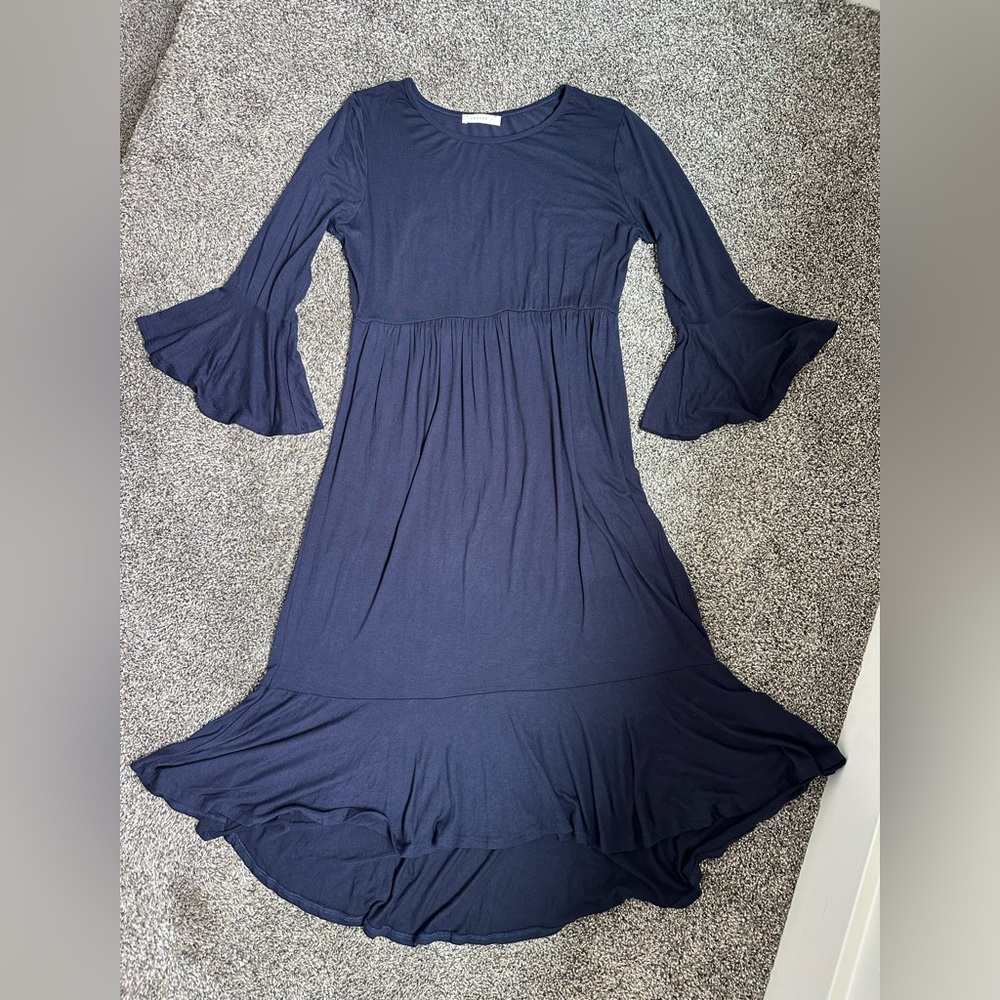 MATERNITY Navy blue dress